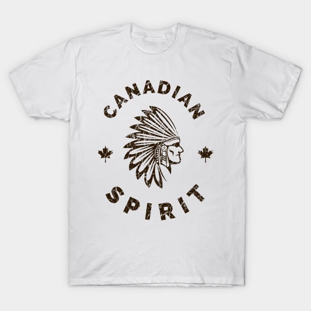 Canada Indian Native American Canadian T-Shirt by Foxxy Merch